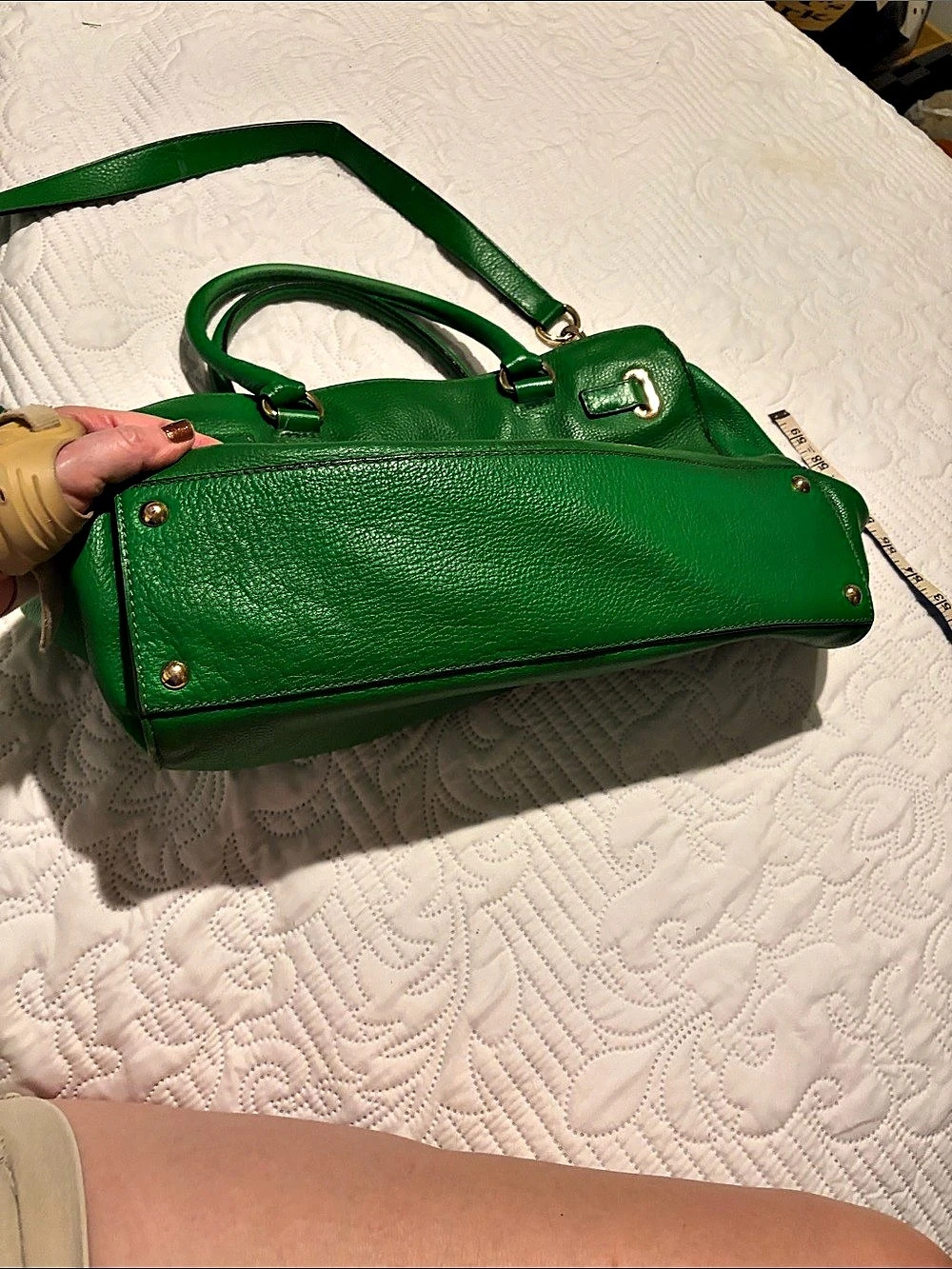 Michael Kors Green Satchel - Picture 4 of 9